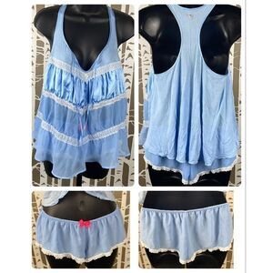 Victoria’s Secret Babydoll Camisole Tap Pants Set S